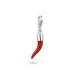 Ciondolo il Cornetto di Corallo Rosso | Gioielleria Montaldi